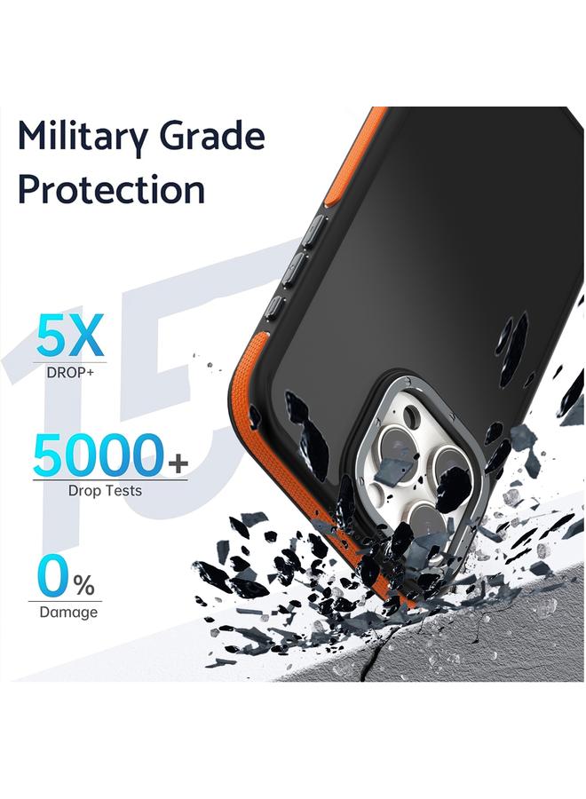 S-TOP Case For iPhone 15 Plus Dual-Color Shockproof TPU Phone Case - Image 4