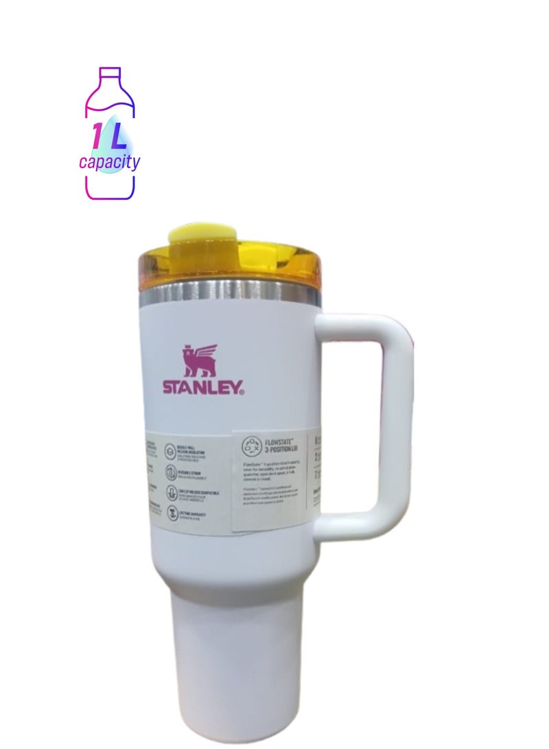 Stanley Quencher H2.0 Flowstate Stainless Steel Vacuum Insulated Tumbler with Lid and Straw for Water, Iced Tea or Coffee, Smoothie and More,(40oz) - Image 1