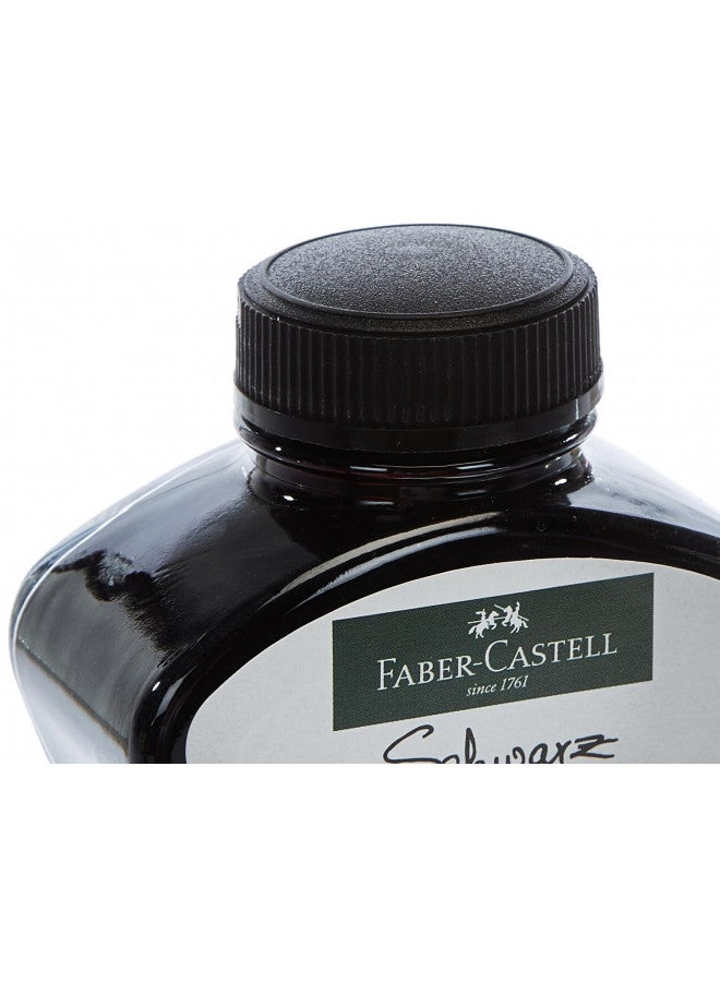 Graf von Faber-Castell Faber-Castell 148700 Ink Glass for Writing Instruments with Converter, Black  - Image 4