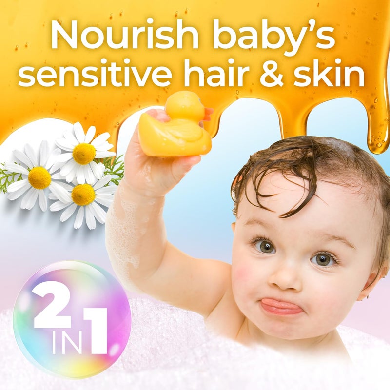 Tio Nacho Royal Baby Hair and Body Shampoo with Royal Jelly & Chamomile, 13.5 fl oz - Hypoallergenic, Gentle, Tear Free, All in One Body Wash - Image 2