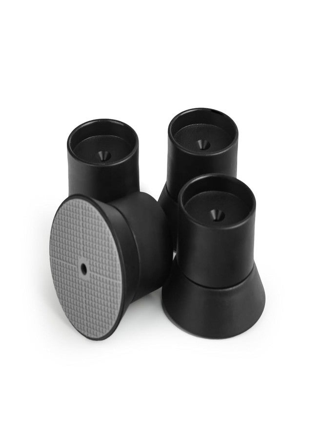 Mumeasy 4 Pack Baby Gate Wall Protector Extender - Pressure Mounted Child Safety Gate Extension Kit Extends 0.86-4.1 in, Protects Walls & Doorways from Pet & D Gates, Works on Stairs & Door, Black - Image 1