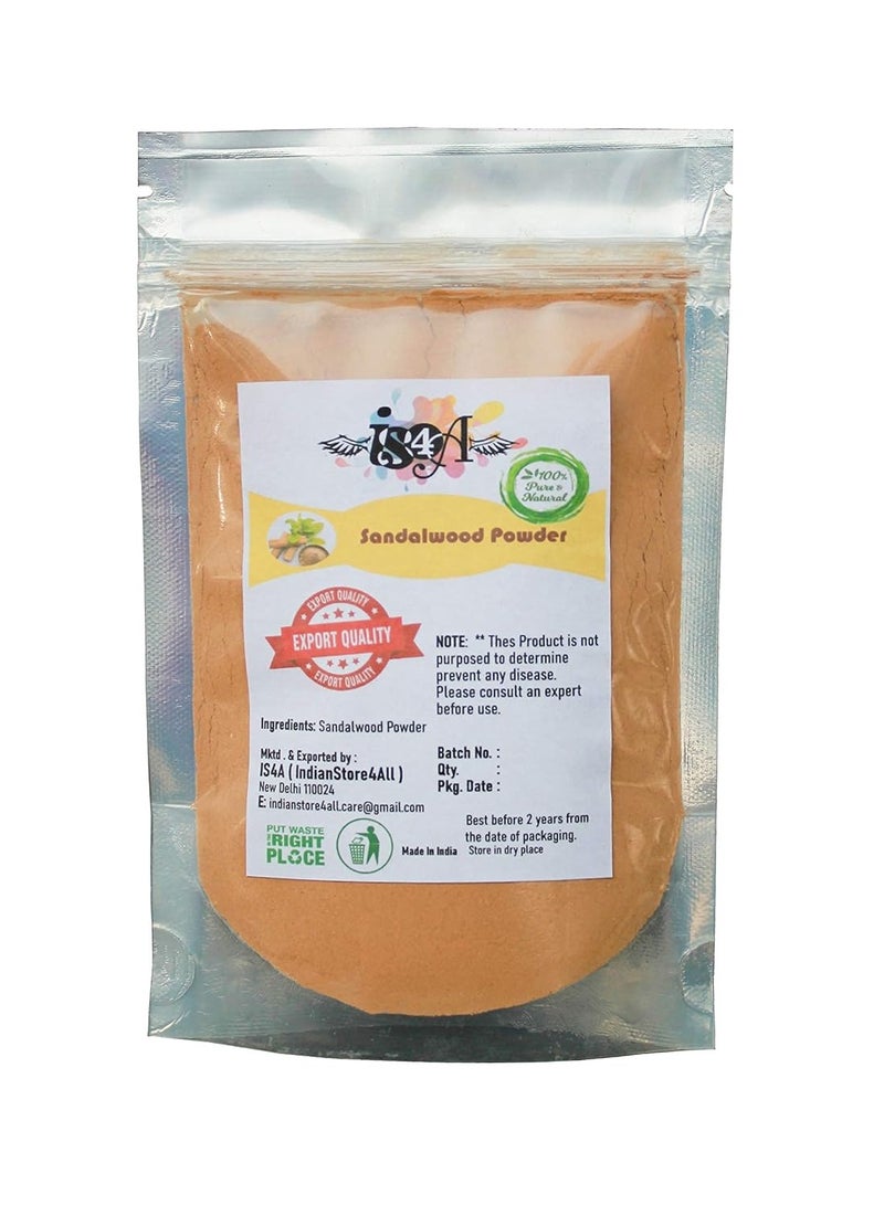 IS4A Natural Pure Sandalwood (Chandan) Powder (White, 35 Grams) - Image 1