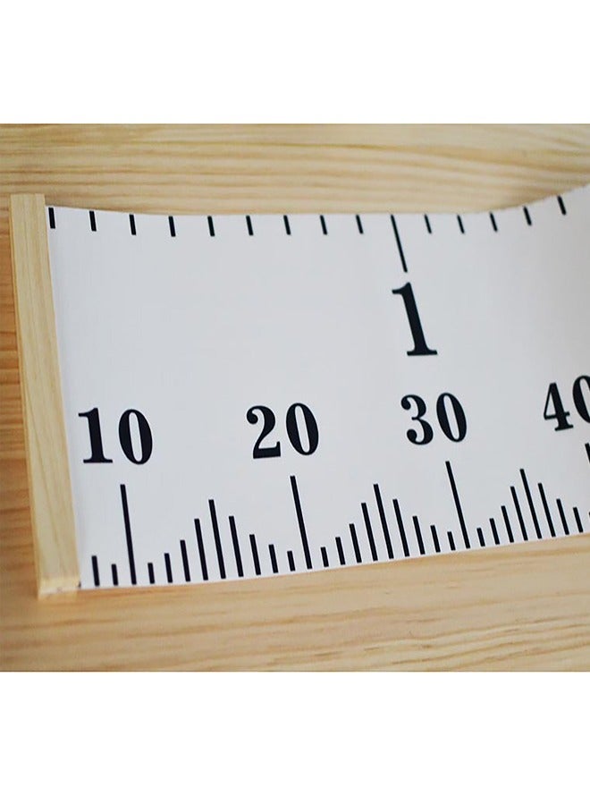 Generic Kids Growth Chart Canvas Baby Height Chart Removable Measuring Ruler Wall Height Growth Chart for Home Decoration  - Image 4