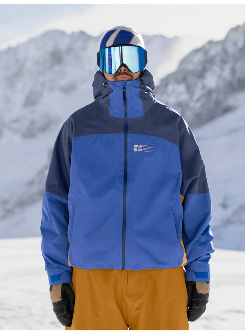 ARMADA ANSEL 2L SHELL SNOW JACKET - Dazzler-Navy-Golden - Image 5
