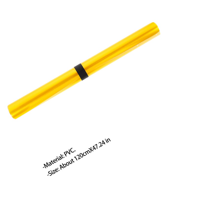 30*120cm Car Auto Fog Light Headlight Tint Film Lights Color-Changing Decal Sticker (Yellow) - Image 2