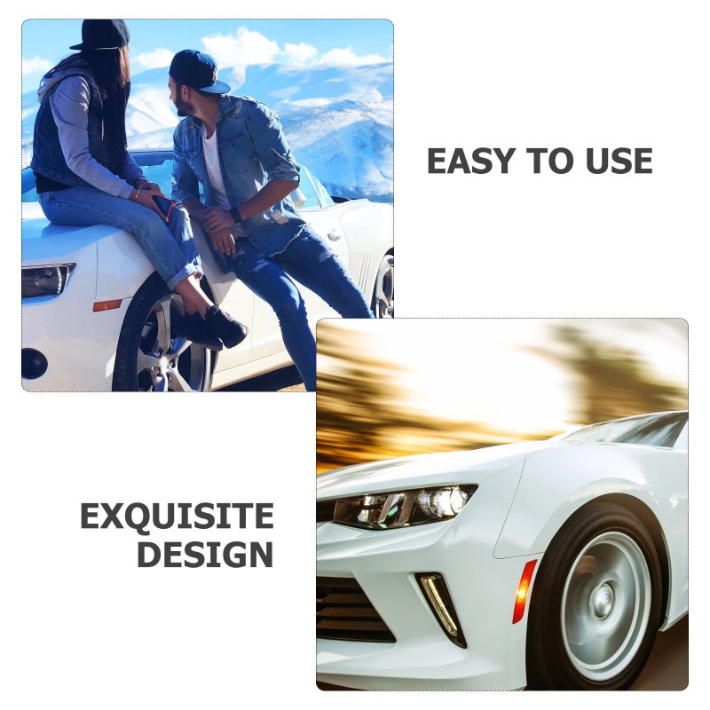 30*120cm Car Auto Fog Light Headlight Tint Film Lights Color-Changing Decal Sticker (Yellow) - Image 3