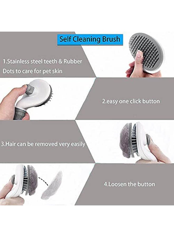 Golden Arrows Self-Cleaning Slicker Dog And Cat Brush - Image 2