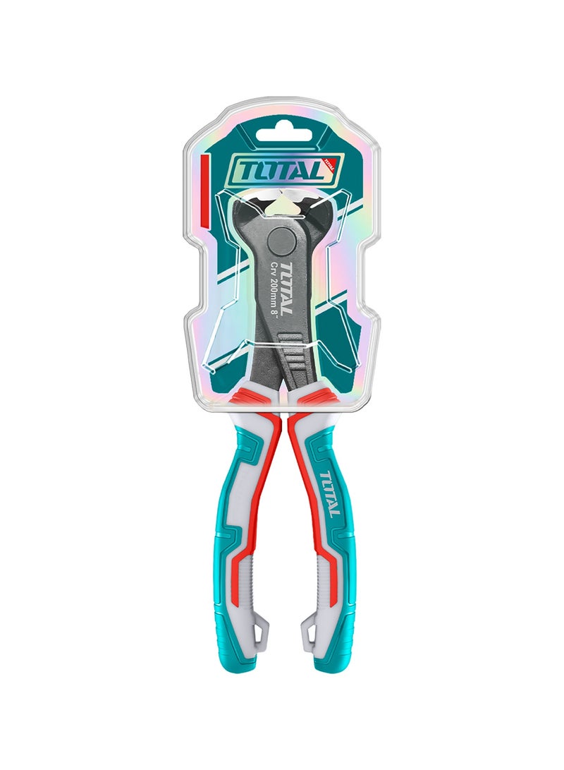 Total End Cutting Pliers, 200mm (8"), Cr-V Steel, Black-Oxide Finish, TPR Two Colour Handle - Image 3