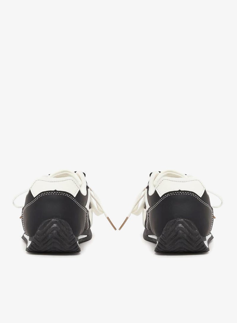 ستايلي اكتيف حذاء رياضي برباط بتصميم كتل ألوان ودانتيل - Image 4