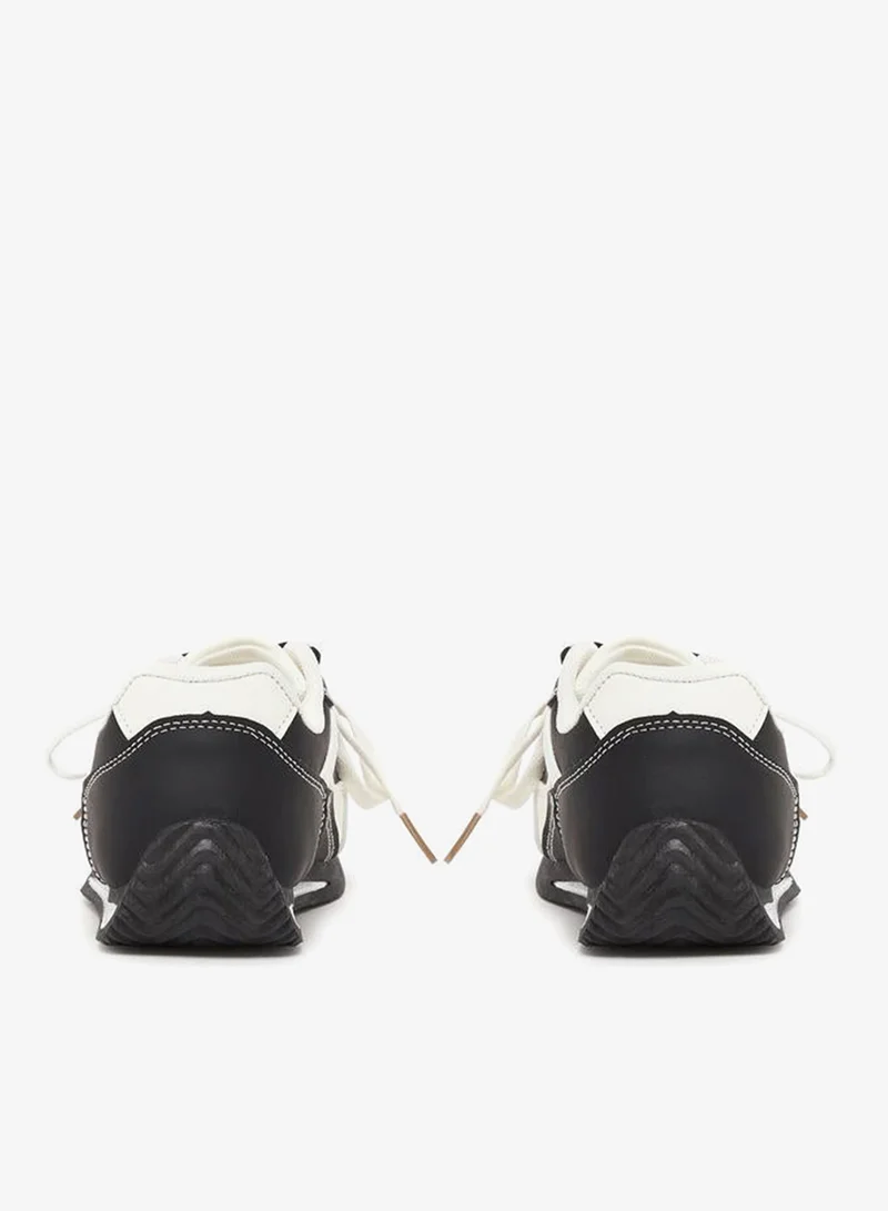 Styli Active Color Block Lace-Up Sneakers