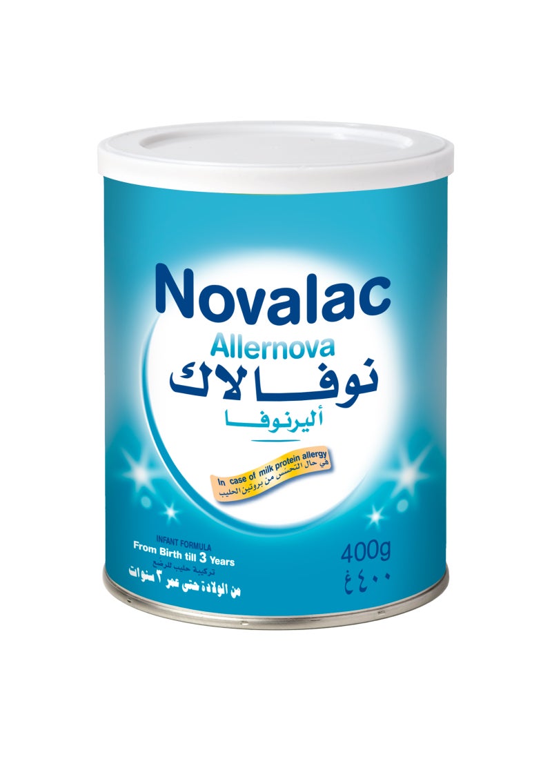 Novalac Allernova Infant Formula For Milk Protein Allergy Cases From 0 To 3 Years 400g - Image 1