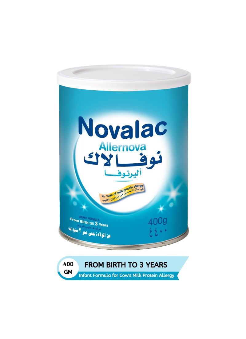 Novalac Allernova Infant Formula For Milk Protein Allergy Cases From 0 To 3 Years 400g - Image 2