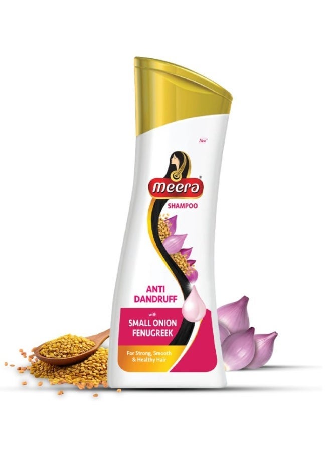 Meera Anti Dandruff Shampoo 180ml – With Small Onion & Fenugreek for Dandruff Control and Healthy Hair - Image 1