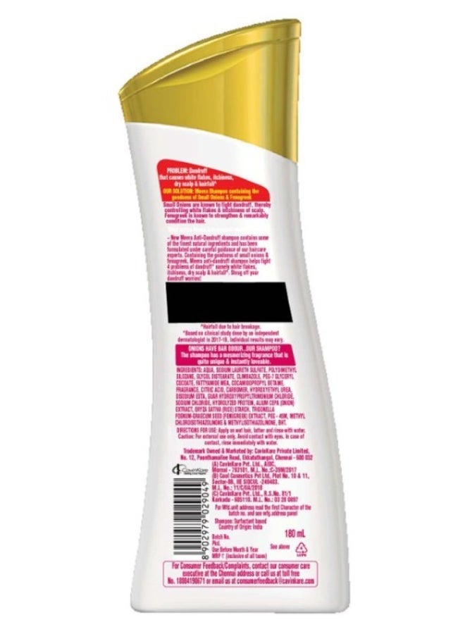 Meera Anti Dandruff Shampoo 180ml – With Small Onion & Fenugreek for Dandruff Control and Healthy Hair - Image 3