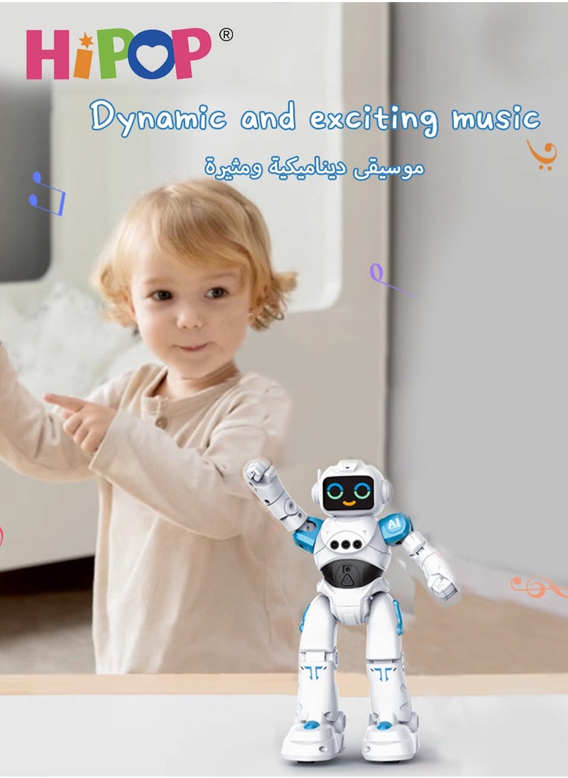 HIPOP - Expressive RC Robot with Gesture Sensing,Programmable,Singing And Dancing,Children's Educational Interactive Robot Electric Toy As Kids Gift - Image 1