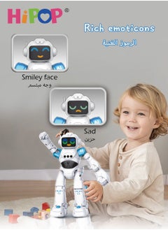 HIPOP Expressive RC Robot with Gesture Sensing,Programmable,Singing And Dancing,Children's Educational Interactive Robot Electric Toy As Kids Gift  - Image 2