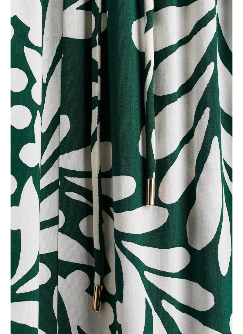 اتش اند ام Long puff-sleeved dress