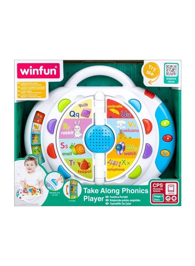 WinFun Take Along Phonics Players Toy (23.11 × 6.10 × 27.94 cm) - Image 1