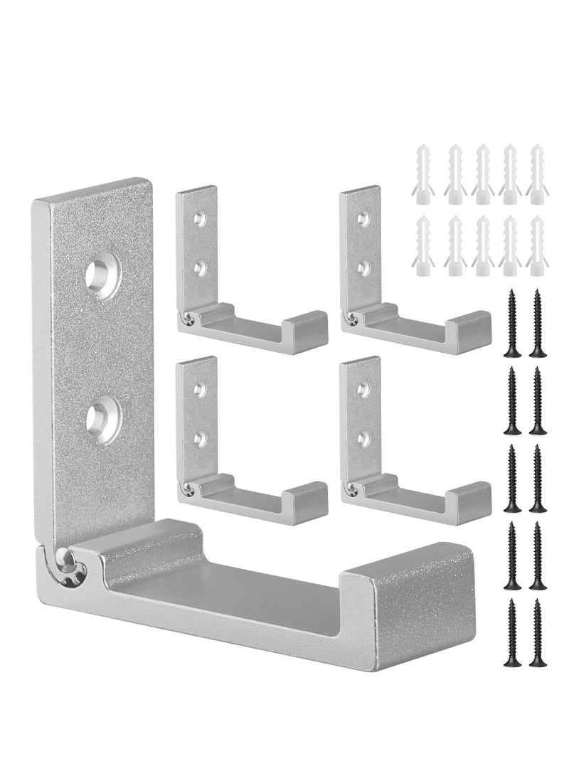 Folding Wall Hooks (5-Pack) – Heavy-Duty for Coats, Towels, Closet, and Headphones - Image 1