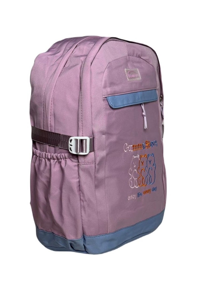 QSHOP Premium Quality School Backpack Laptop Backpack Waterproof Backpack with Plush Pendant Accessories for Teenagers Students Women (42 * 30 * 13cm)  - Image 1