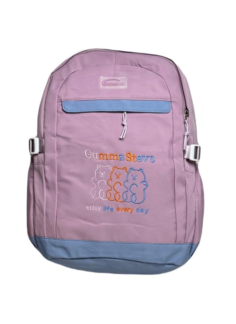 QSHOP Premium Quality School Backpack Laptop Backpack Waterproof Backpack with Plush Pendant Accessories for Teenagers Students Women (42 * 30 * 13cm)  - Image 2