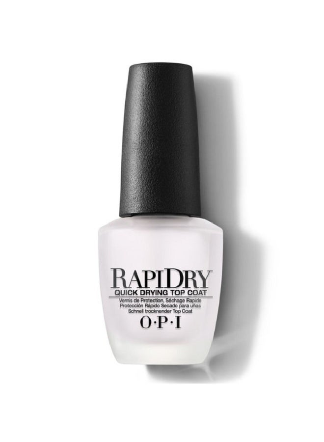 OPI Rapidry Quick Drying Top Coat 15ml - Image 2