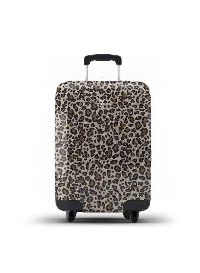 THE NINES LUGGAGE COVER "LEOPARD" -XL (29-32 inch)