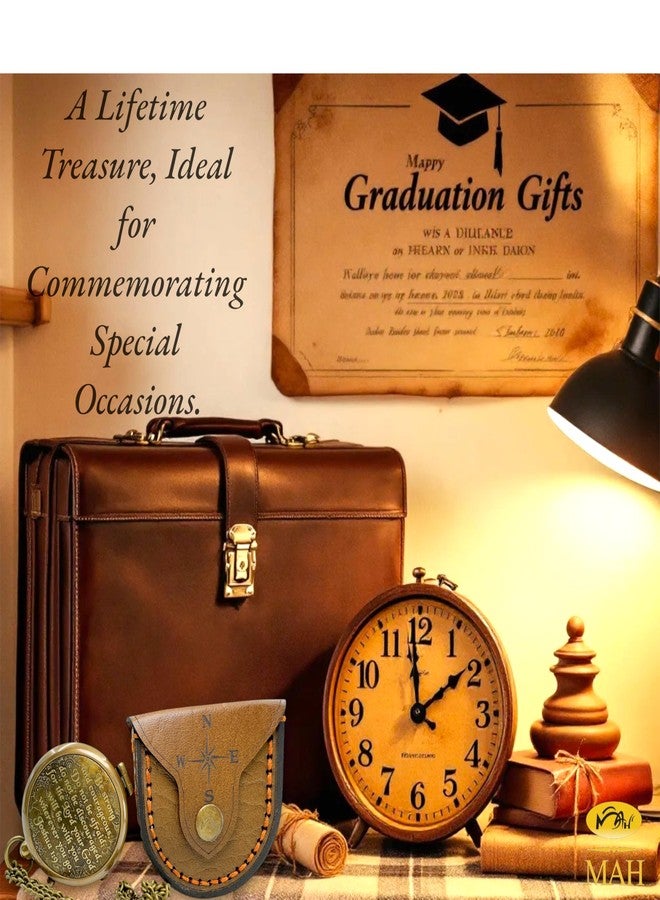 MAH Bible Verse Brass Compass – “Be Strong and Courageous” (Joshua 1:9) | Christian Gift for Graduation, Baptism, Confirmation – Religious Keepsake for Boys, Girls, Teens, Men, Pastors & Church Events - Image 4