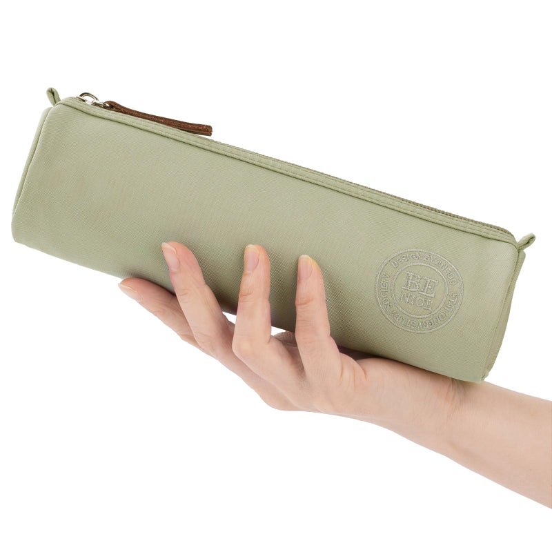 EASTHILL Small Pencil Case Pencil Pouch Stationery Pen Bag Office Supplies for Girls WomenGreen