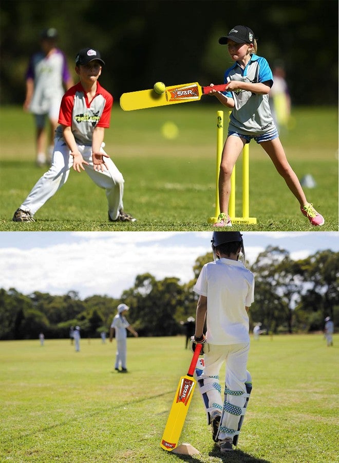 StarX Kiddo Sports Kit Combo, Plastic Cricket Bat, Football and Badminton Kit for Kids Plastic Cricket Kit - Image 5