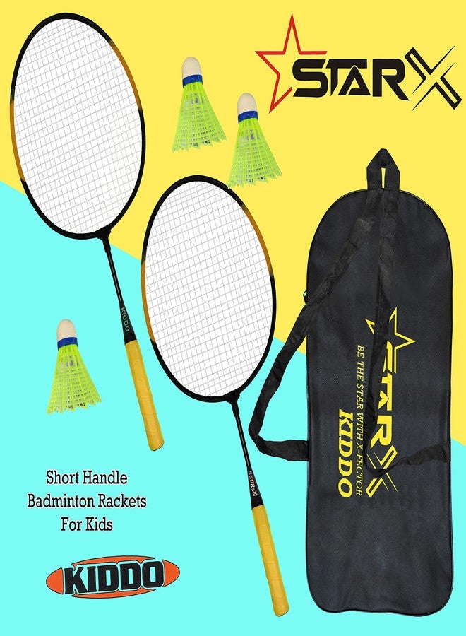 StarX Kiddo Sports Kit Combo, Plastic Cricket Bat, Football and Badminton Kit for Kids Plastic Cricket Kit - Image 4