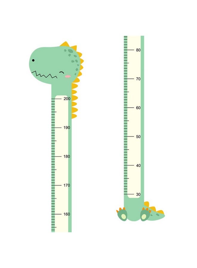 Boodecal 8.5 Inch X 6.5 Ft Dinosaur Cute Animal Cartoon Version Growth Chart For Kids Height Chart Ruler Wall Decor For Measuring Kids Boys Girls Removable Vinyl Wall Decals Stickers For Children Room Nursery - Image 1