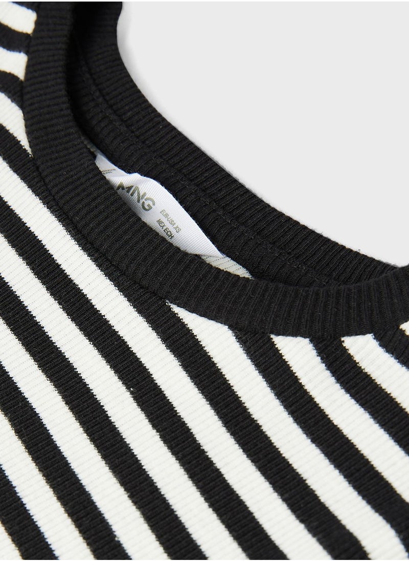 MANGO Youth Striped T-Shirt  - Image 4