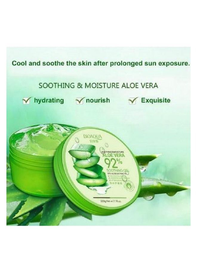 بيو أكوا جل مرطب ومهدئ بالألوة فيرا +تنت لون الفراولة مجاناً  - Image 4