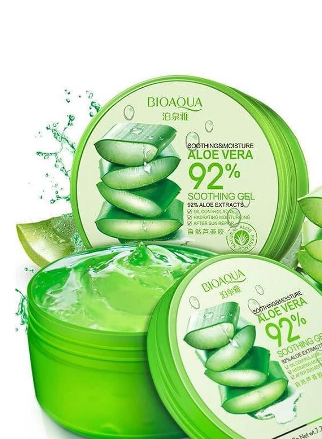 بيو أكوا جل مرطب ومهدئ بالألوة فيرا +تنت لون الفراولة مجاناً  - Image 3