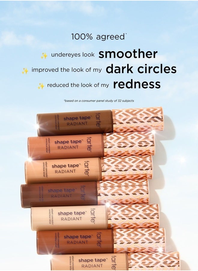 Tarte Cosmetics - Tarte Shape Tape™ Radiant Concealer – 22N Light Neutral Concealer Medium Coverage with Radiant Finish 10ml / 0.33 Fl. Oz - Image 1