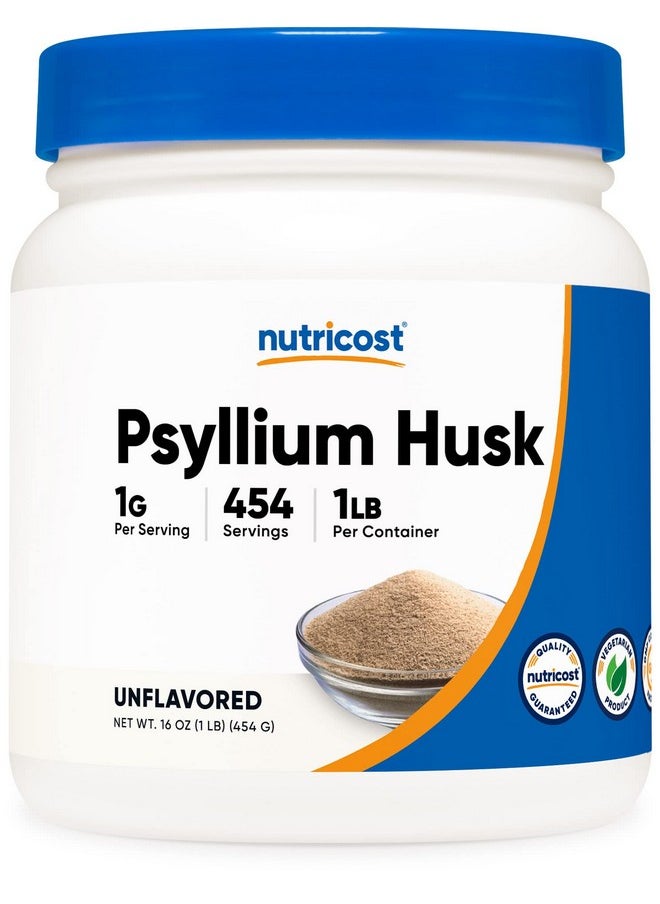 Nutricost - Psyllium Husk Ground Powder (1Lbs) Gluten Free And Non Gmo - Image 1