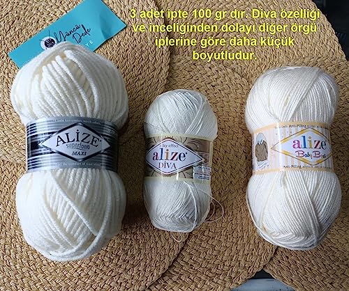 Alize Diva Silk Effect 100 Microfiber Acrylic Yarn 1 Ball skeins 100gr 383yds 234 Spice - Image 3