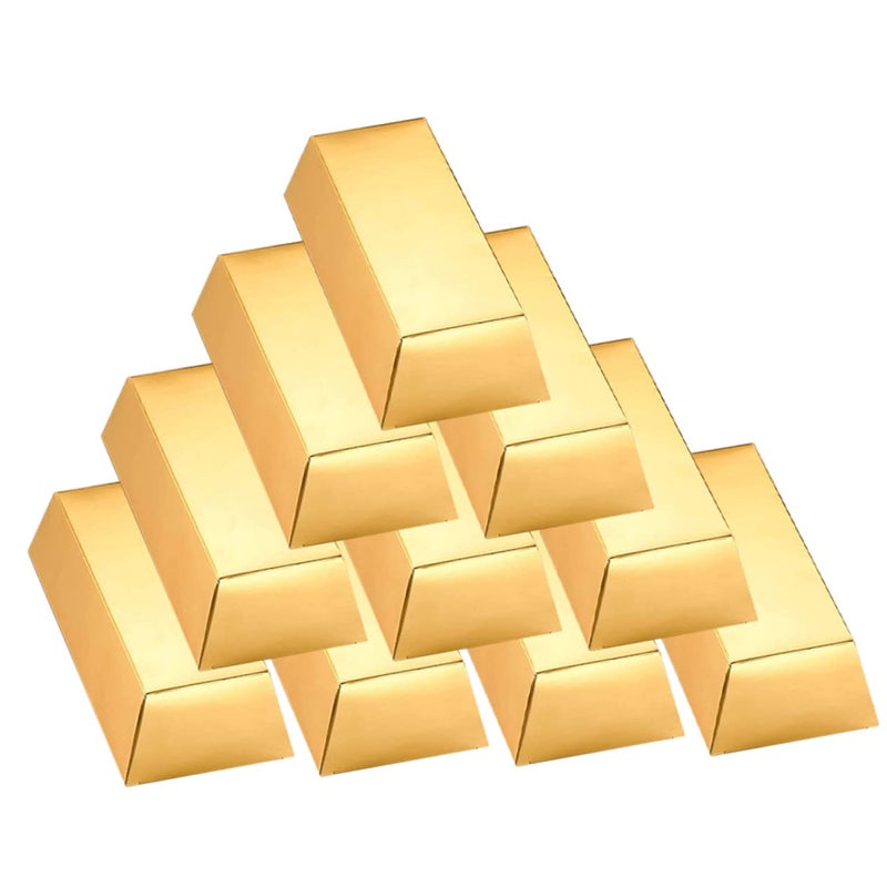 10Pcs Gold Bar Favor Boxes For Weddings Showers Candy And Celebrations - Image 2