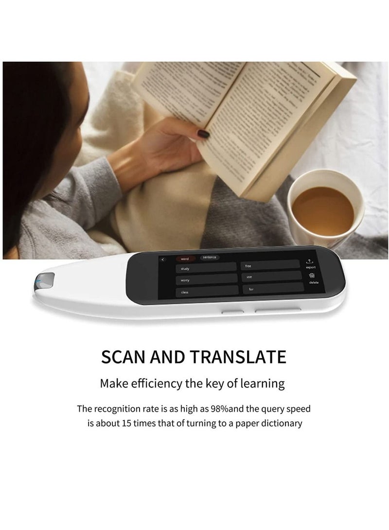 Arabest Scan Reader Translation Pen 112 Languages Portable Translator OCR Scanner Text to Speech Smart Recording Text Except For Learning Dyslexia, Meeting Recording - Image 4
