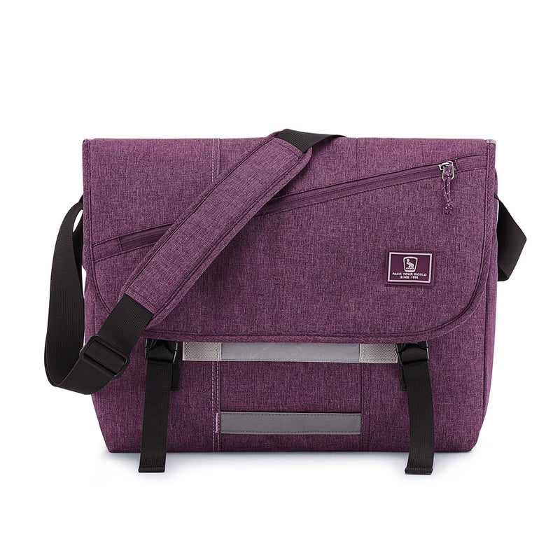 OIWAS Messenger Bag for Women, 14 Inch Laptop Crossbody Bags Men Casual Satchel Shoulder Bag College Travel Office Briefcase - Image 1