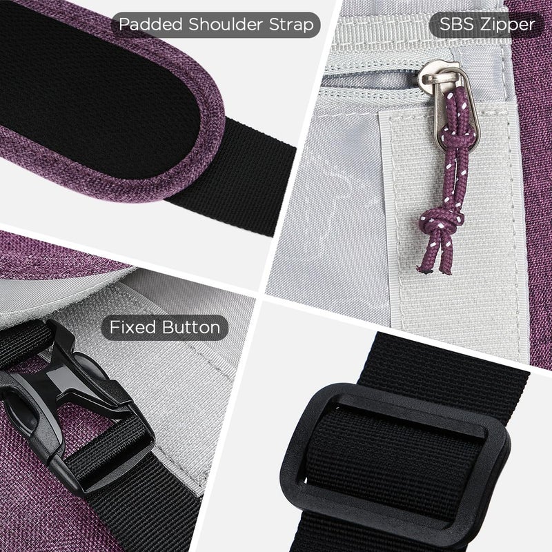 OIWAS Messenger Bag for Women, 14 Inch Laptop Crossbody Bags Men Casual Satchel Shoulder Bag College Travel Office Briefcase - Image 4