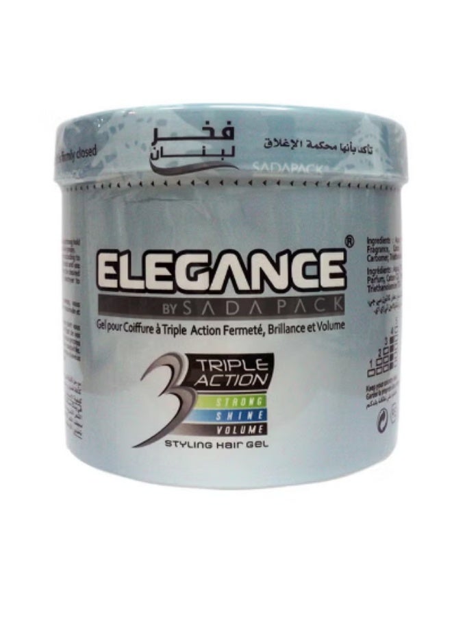 Styling Hair Gel silver 1000grams