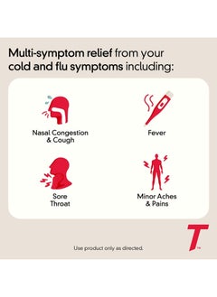 TYLENOL Cold + Flu Severe, Acetaminophen 24 Caplets  - Image 4