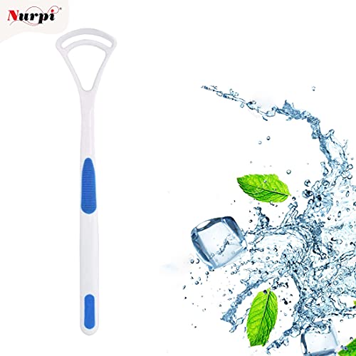 Nurpi Plastic Tongue Cleaner for Adults and Kids Fights Bad Breath Oral Care Tongue Cleaner, Easy to Use Travel Friendly- Pack of 1 - Image 2