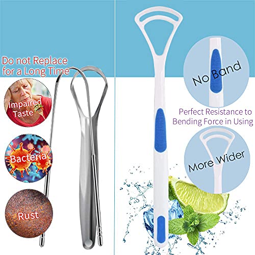Nurpi Plastic Tongue Cleaner for Adults and Kids Fights Bad Breath Oral Care Tongue Cleaner, Easy to Use Travel Friendly- Pack of 1 - Image 4