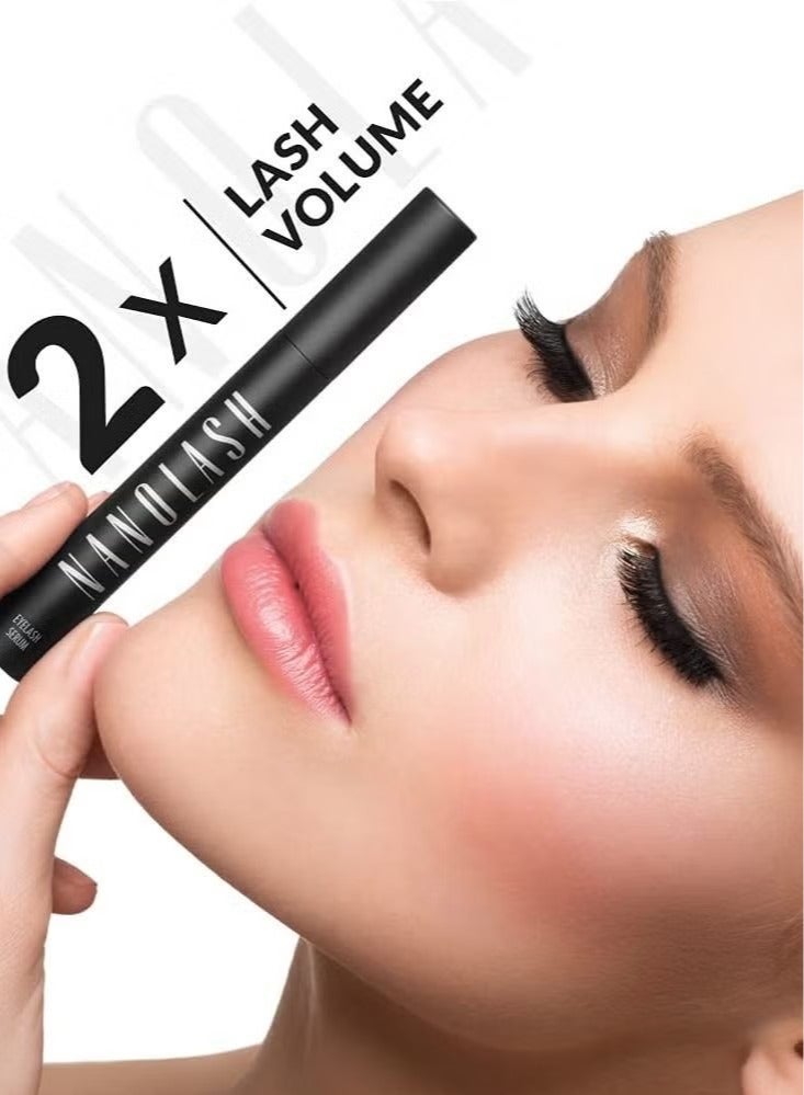 Nanolash Eyelash Serum, Eyelash Growth Serum Conditioner for Enhanced Long Luscious Eyelashes and Eyebrows, Stimulate Eyelash Growth, Safe and Without Adverse Reactions, Sterile 3ML - Image 5