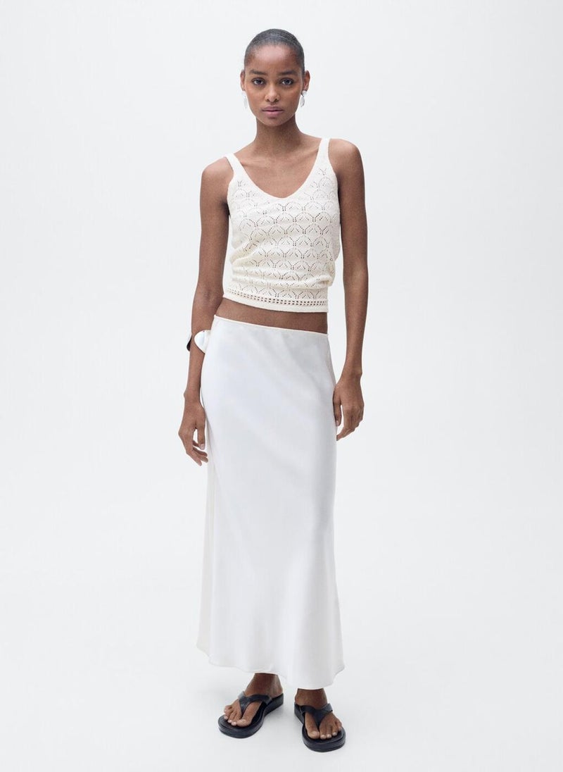 MANGO Openwork Details Knit Top  - Image 5