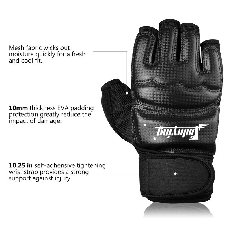 Xinluying حقيبة ملاكمة شينلويينغ لفنون القتال MMA تدريب تايكوندو كيك بوكسينغ جلد PU مع أربطة معصم وقفازات - Image 3