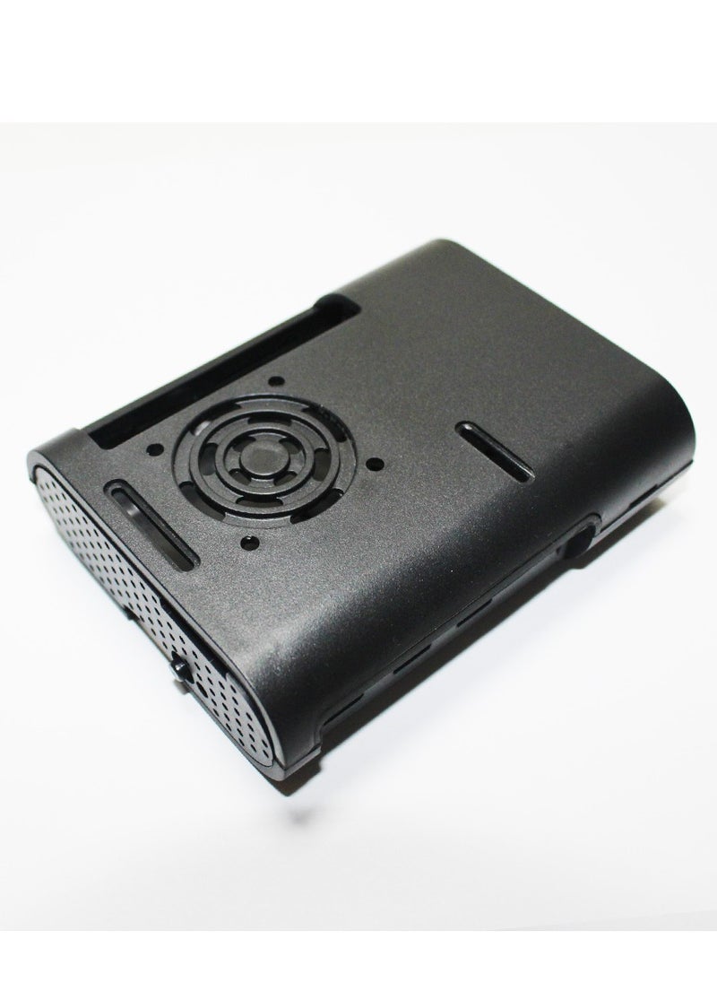 Generic - Raspberry Pi 5 Case with Active Cooler Heatsink PWM Adjustable Speed Cooling Fan Slim ABS Enclosure Box - Image 1
